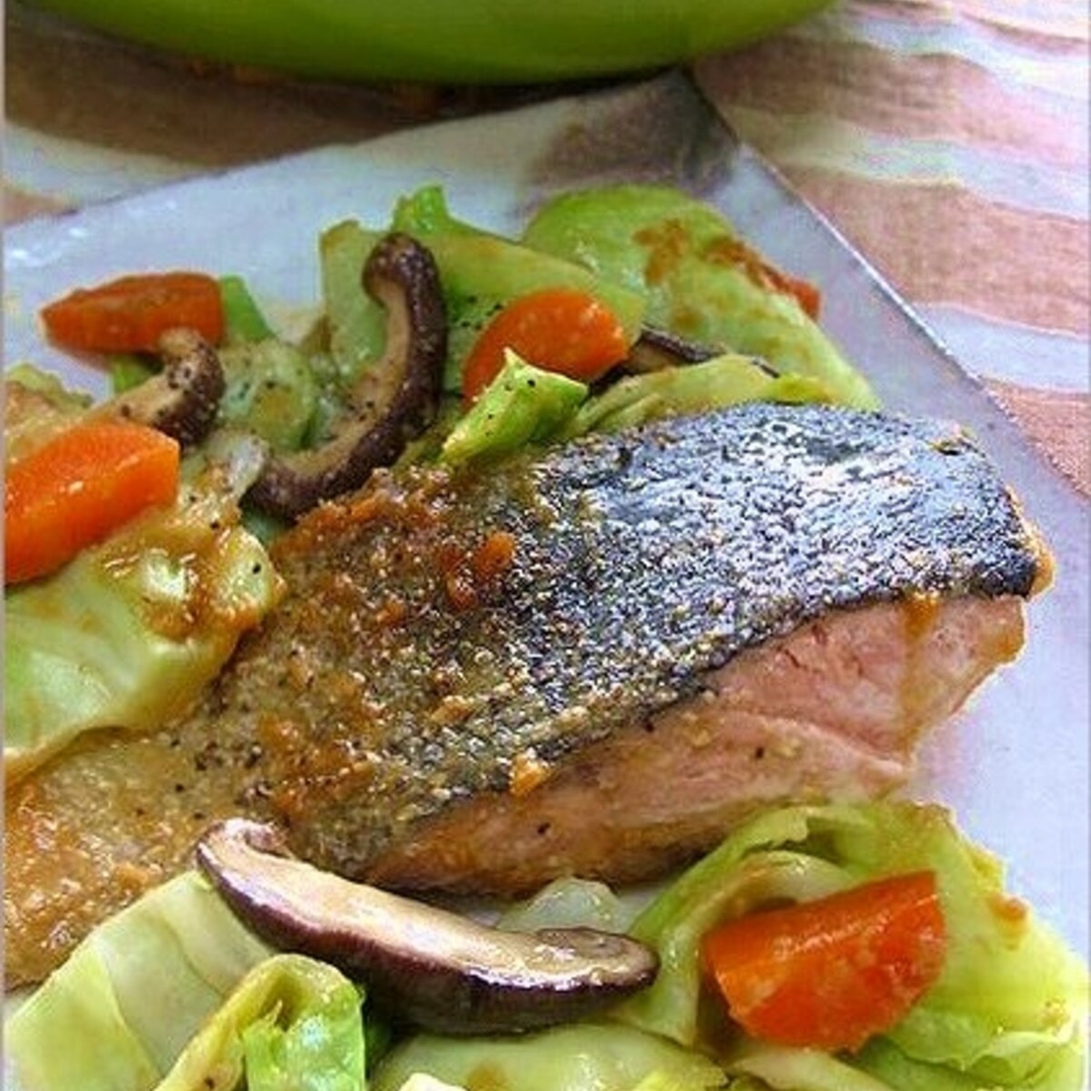 フライパンでささっと 鮭のちゃんちゃん焼き レシピ 作り方 By はなまる子 楽天レシピ フライパンでささっと 鮭のちゃんちゃん焼き レシピ 作り方 By はなまる子 楽天レシピ